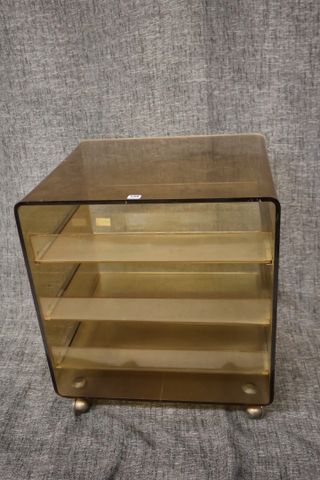 VINTAGE – Michel DUMAS pour Roche Bobois– Desserte rangement en p...