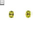 an image of a pair of earrings with peridot stones