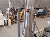 a machine that is sitting inside of a building