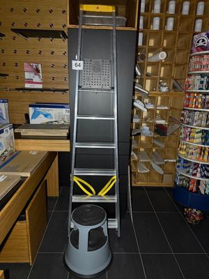 an image of a store with a ladder in the corner
