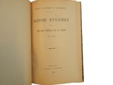 an old book opened to show the title of a book