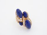 a sapphire and diamond ring