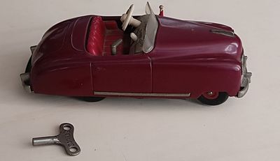 SCHULCO (Allemagne) voiture cabriolet radio 4012 en tôle laq…