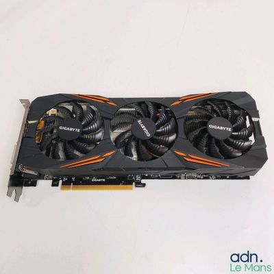a close up of a video card with two fans on it