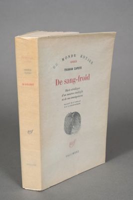 the front cover of a book with a fingerprint on it