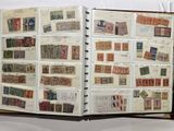 a book with a lot of stamps on it