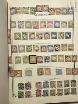 a picture of a picture of a collection of stamps on display