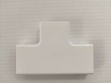 a close up of a white object on a white surface