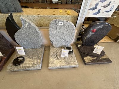 une grande variété de granits exposés