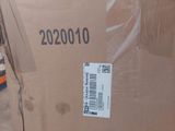 a box with a label on it sitting on a table