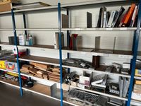 six éléments de racks métalliques moyen porteur à 6 niveaux,… (photo 3)