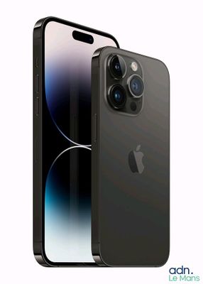 une image représentant un iPhone noir surmonté d'un appareil photo