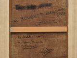 an image of a picture of a wooden frame with writing on it