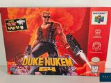 the box for the game duke nukem is on the table