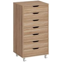 Vinsetto Caisson de bureau à roulette meuble rangement burea…