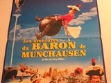 affiche française du film « Le Baron de Munchhausen »