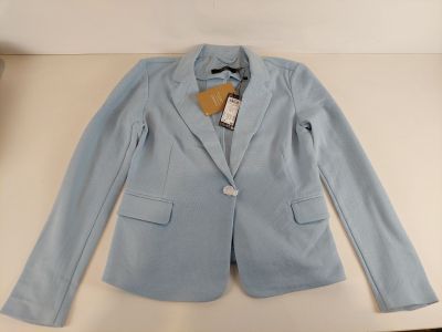 VERO MODA - Blazer femme VMJULIA - Jersey Bleu Cachemire - P…