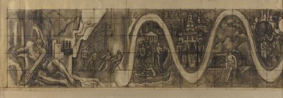 Louis BOUQUET (1885-1952) Le Rhône, La Ville de Lyon et La S…