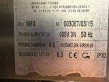 an image of a label on a machine that is not working