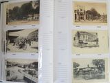 a book with pictures of old buildings on the pages