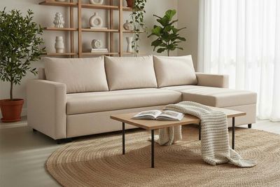 Canapé d'angle Brenda - barel 04 watherproof/ anti Tâche - c…