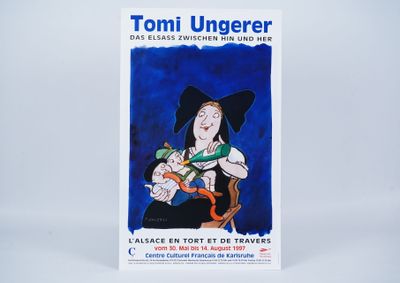 a poster of a woman holding a baby in her arms