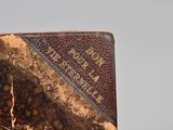 an old book that has been left on the table