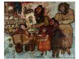 an image of a painting of a group of people in a market