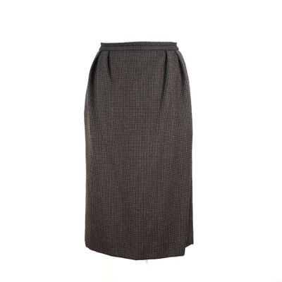 CHRISTIAN DIOR - BOUTIQUE : Jupe droite en laine à motif dit…