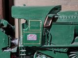 a toy train that is sitting on a train track