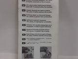 the back of a box with a picture of a man in a helmet