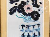 une image d'une peinture de fleurs dans un vase