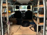 a van that has been built into the back of it