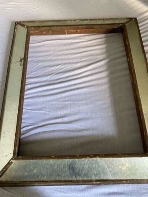 Cadre XIXème avec facettes miroir accident sur facettes - Di…