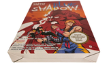 a box with a picture of a woman and a man on it