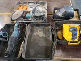 a lot of tools that are sitting on the floor