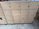 a lot of drawers that are sitting in a room