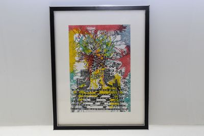 François RAVIER (1964) Ecole bordelaise, "Composition", encr…