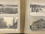 many pictures of people in this old photo album