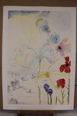 DALI Salvador (1904-1989)."Ship and flowers" - Photo 1