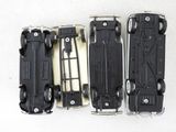 four different types of car parts in a row