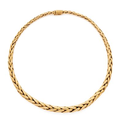 COLLIER présentant une maille palmier en chute (légers accid…