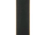 a close up of a speaker on a stand on a white background