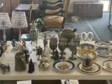 a table that has a lot of different items on it
