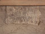 a close up of a piece of fabric on a table