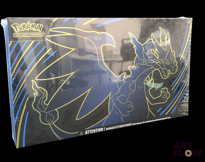 a box that has a picture of a pokemon figure on it