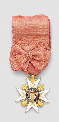 an image of a medal with a ribbon and a star on it