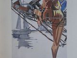 la photo d'une photo représentant un homme sur un bateau
