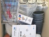a box with a bunch of items inside of it