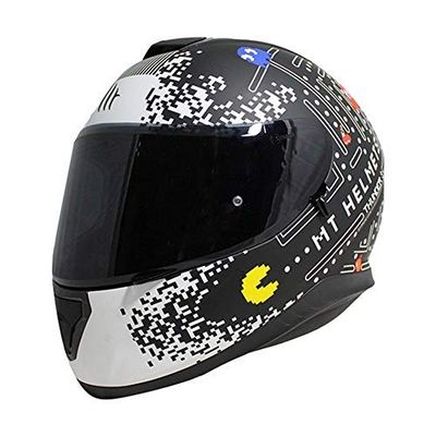 a helmet with a design on it on a white background